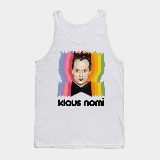 Klaus Nomi / Retro Fan Art Design Tank Top by DankFutura